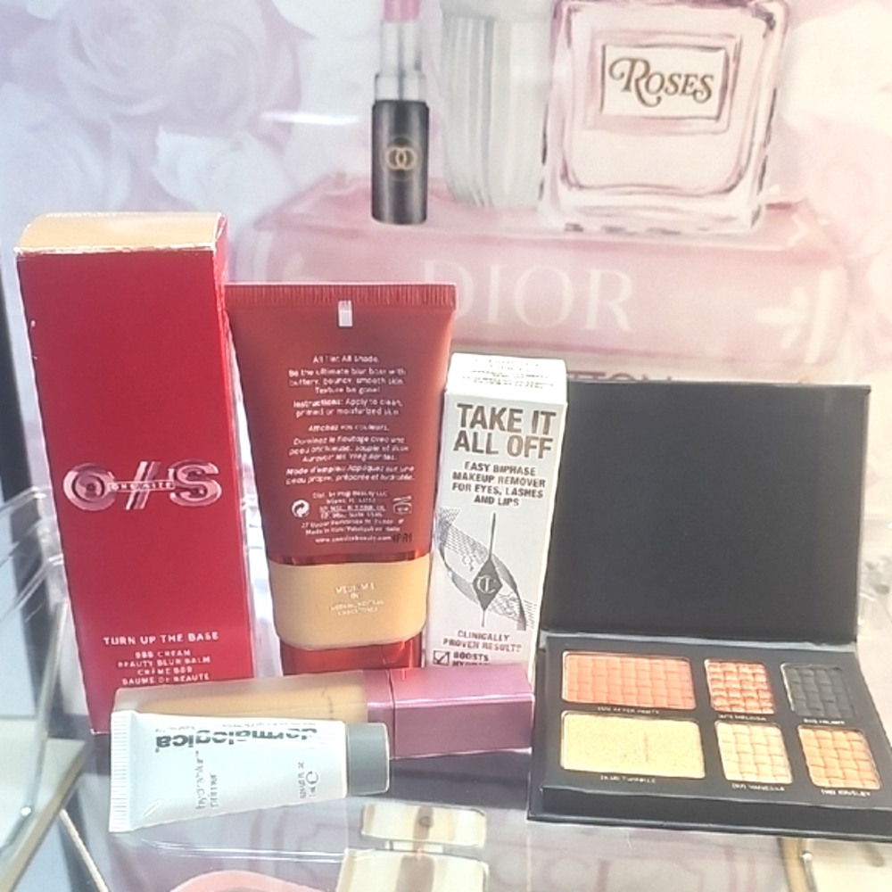 7cs Set NW Turn Up The Base BB Foundation MAKEUP KIT- Mally,Charlotte Tilbury,